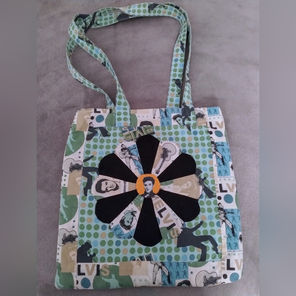 Elvis Presley ❤️ - Handmade quilted tote bag